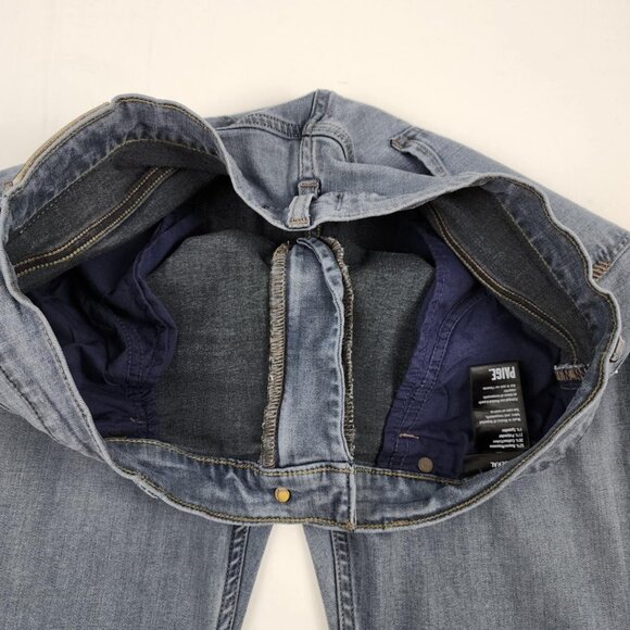 Paige Jeans Mens 34x33 Blue FEDERAL Slim Straight Leg Denim - Picture 5 of 11